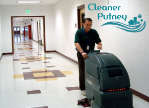 Hard Floor Cleaning With Machine